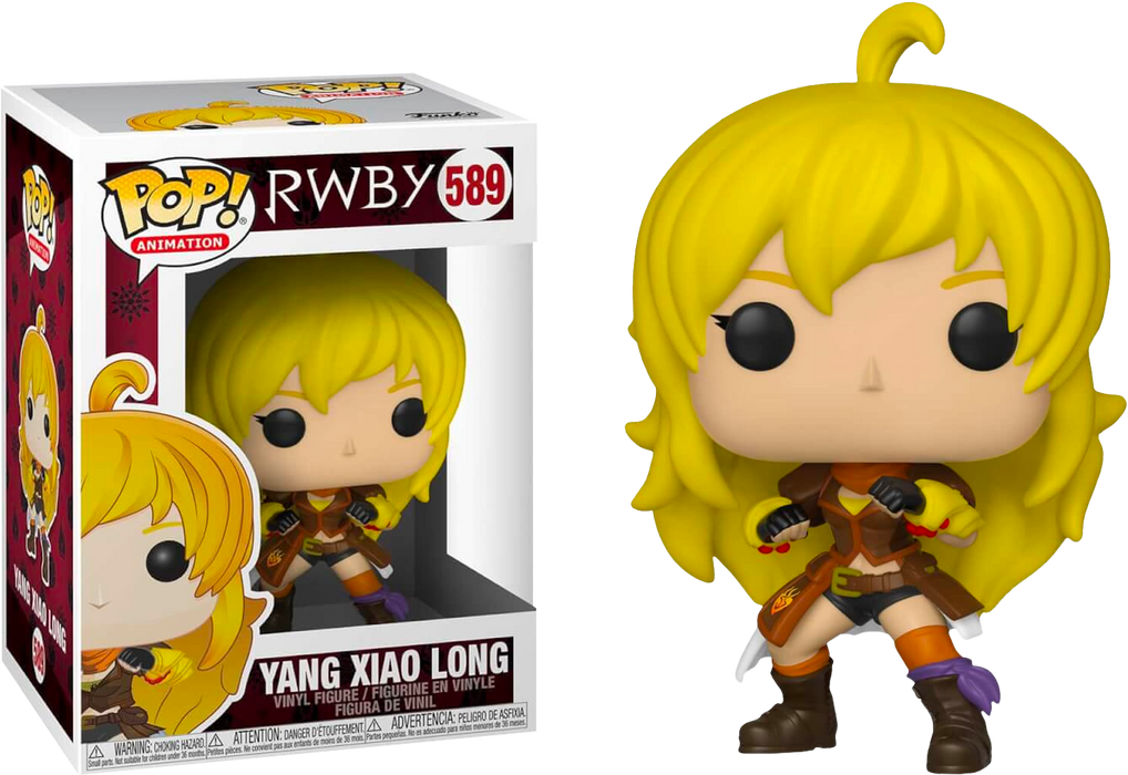 FUNKO POP! Vinyl Animation RARE RWBY #589 Yang Xiao Long [VAULTED]