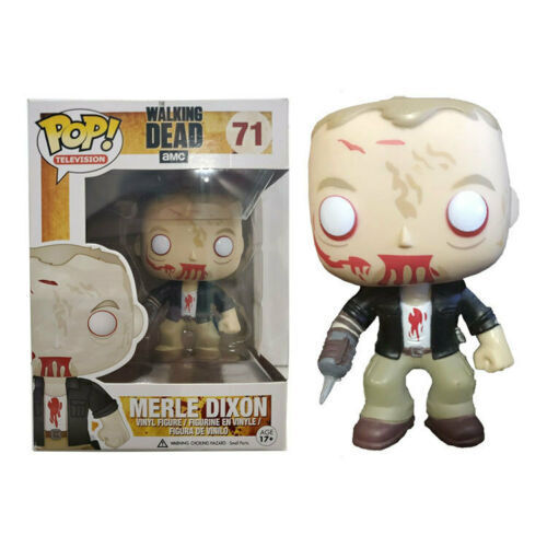 FUNKO POP! Vinyl Television RARE The Walking Dead #71 Merle Dixon (Zombie) [VAULTED]