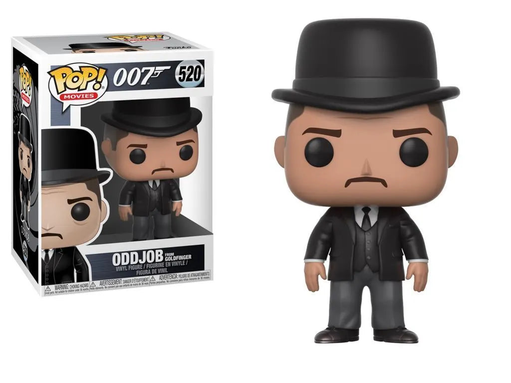 FUNKO POP! Vinyl Movies RARE 007 #520 Oddjob (From Goldfinger) [VAULTED]