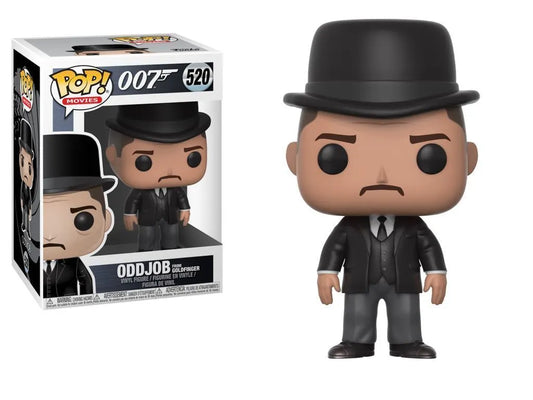 FUNKO POP! Vinyl Movies RARE 007 #520 Oddjob (From Goldfinger) [VAULTED]