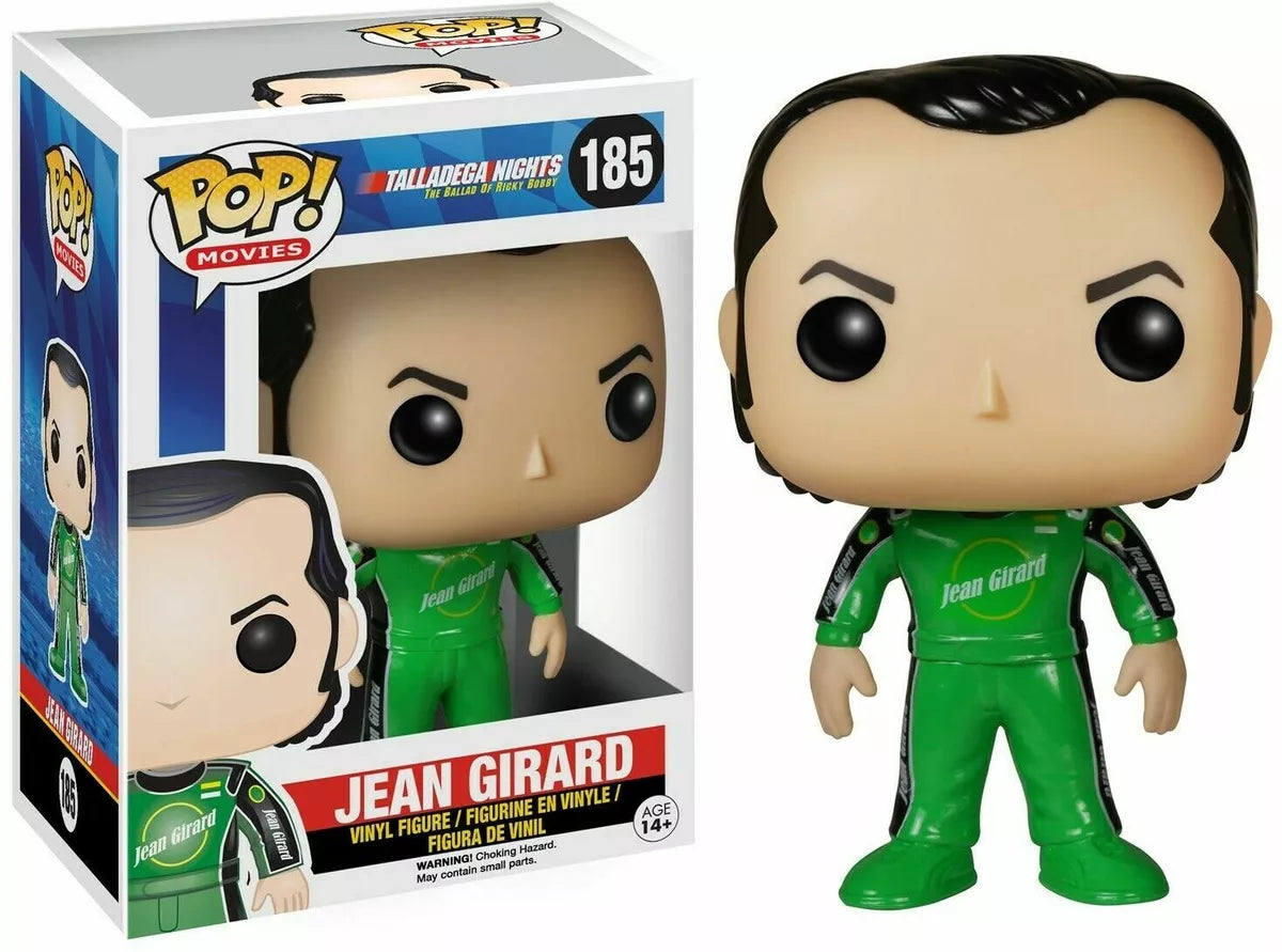 FUNKO POP! Vinyl Movies RARE Talladega Nights #185 Jean Girard [VAULTED]