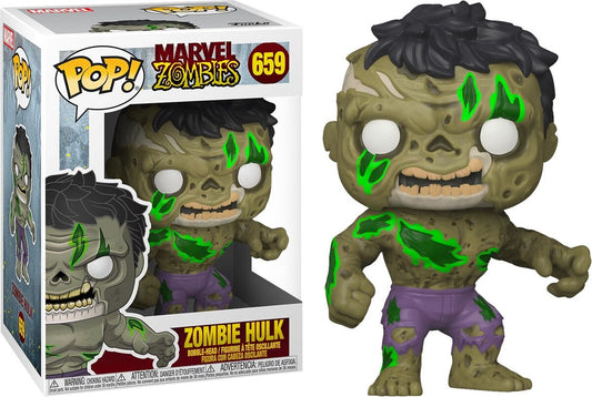 FUNKO POP! Bobble-Head Marvel RARE Marvel Zombies #659 Zombie Hulk [VAULTED]