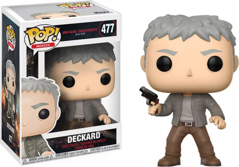 FUNKO POP! Vinyl Movies RARE Blade Runner 2049 #477 Deckard (2049) [VAULTED]