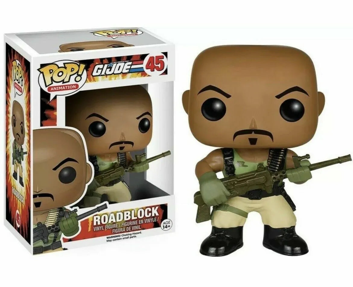 FUNKO POP! Vinyl Animation RARE G.I. Joe #45 Roadblock [VAULTED]