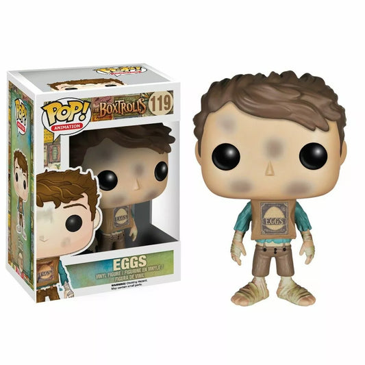 FUNKO POP! Vinyl Animation RARE The Boxtrolls #119 Eggs [VAULTED]