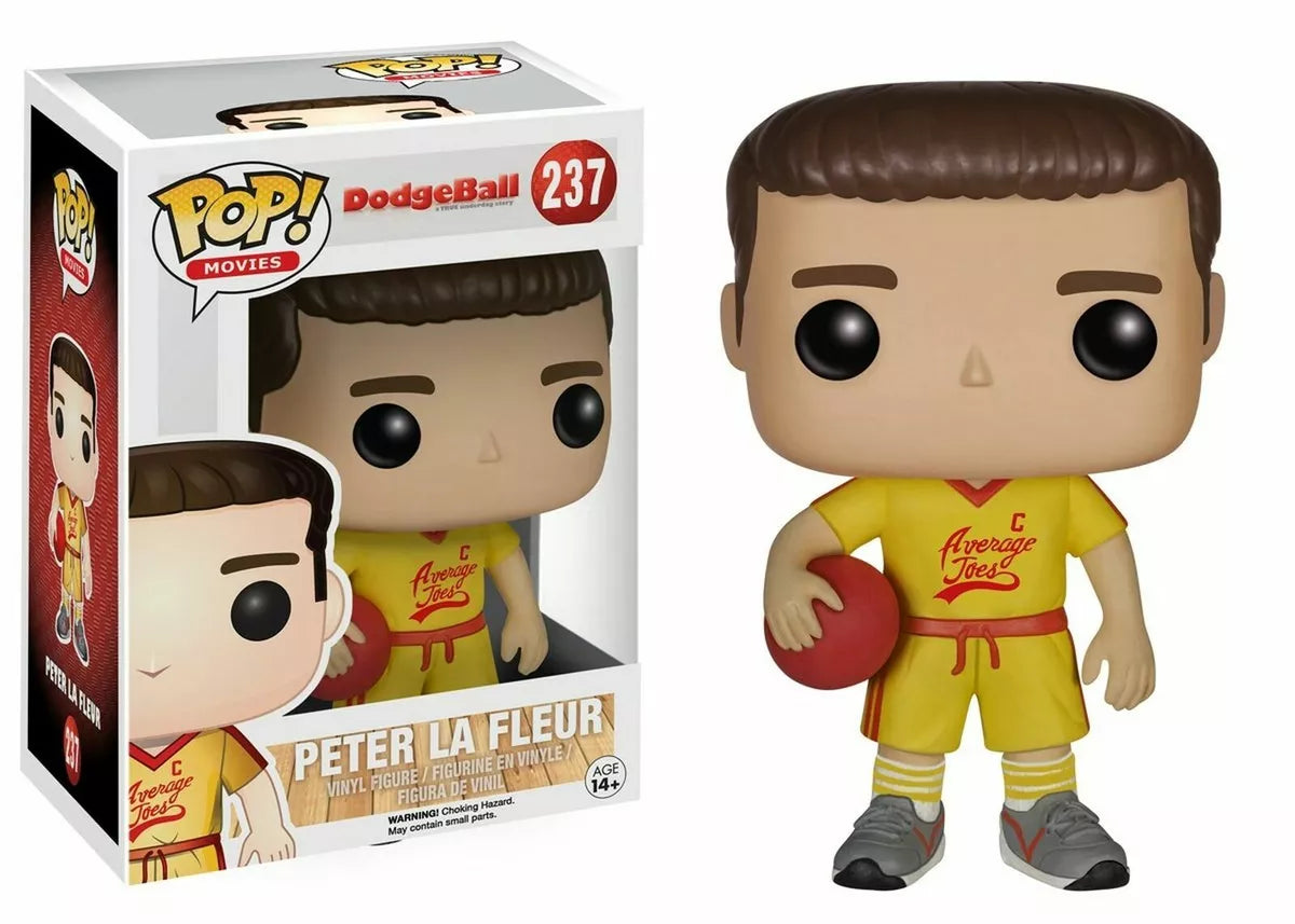 FUNKO POP! Vinyl Movies RARE Dodgeball #237 Peter La Fleur (Dodgeball) [VAULTED]