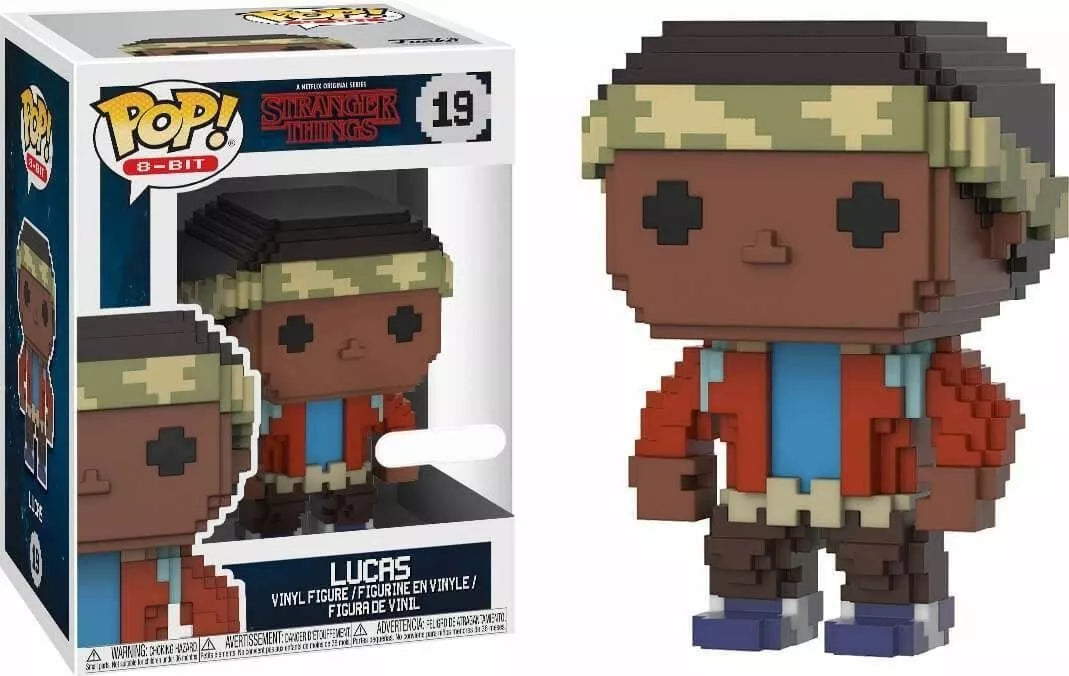 FUNKO POP! Vinyl 8-Bit RARE Stranger Things #19 Lucas (8-Bit) [Funko Special Edition] [VAULTED]