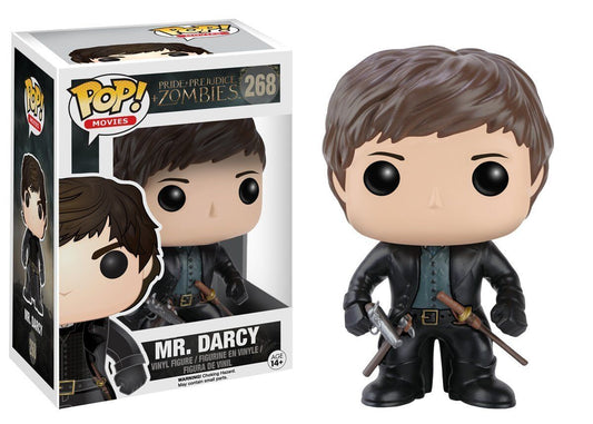 FUNKO POP! Vinyl Movies RARE Pride + Prejudice + Zombies #268 Mr. Darcy [VAULTED]