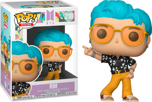 FUNKO POP! Vinyl Rocks RARE BTS #218 RM (Dynamite) [VAULTED]