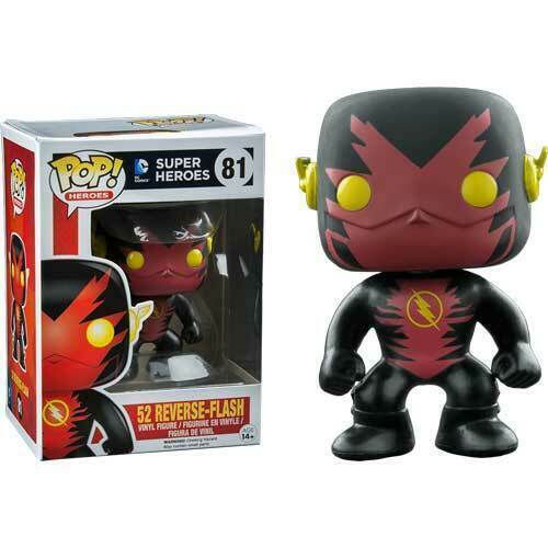 FUNKO POP! Vinyl Heroes RARE DC Super Heroes #81 Reverse-Flash (New 52) [Underground Toys (Stickerless)] [VAULTED]