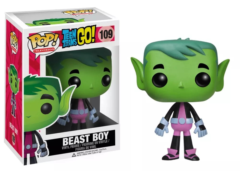 FUNKO POP! Vinyl Television RARE Teen Titans Go! #109 Beast Boy [VAULTED]