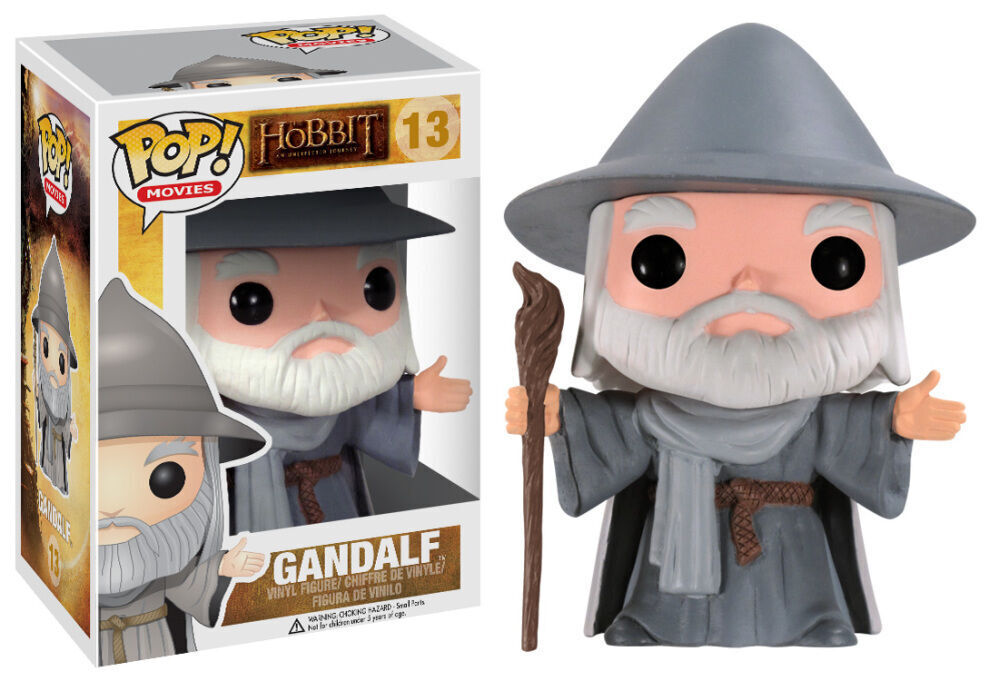 FUNKO POP! Vinyl Movies RARE The Hobbit #13 Gandalf (w/ Hat - The Hobbit) [VAULTED]