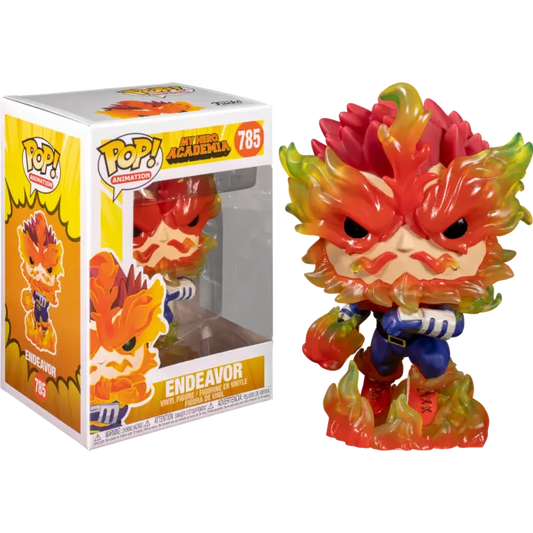 FUNKO POP! Vinyl Animation RARE My Hero Academia #785 Endeavor (Jet Burn) [VAULTED]