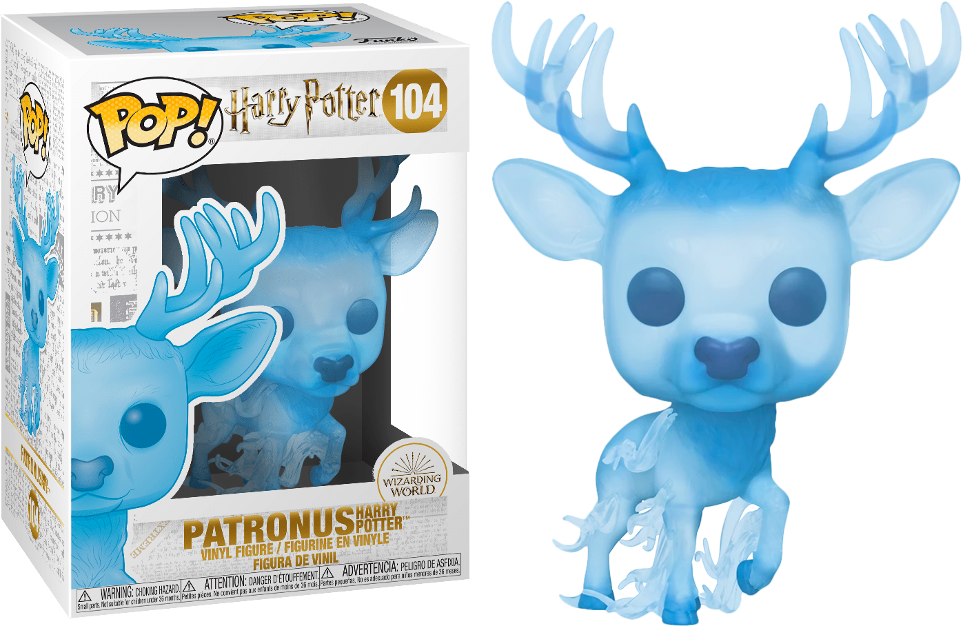 FUNKO POP! Vinyl Harry Potter RARE #104 Patronus Harry Potter [VAULTED]