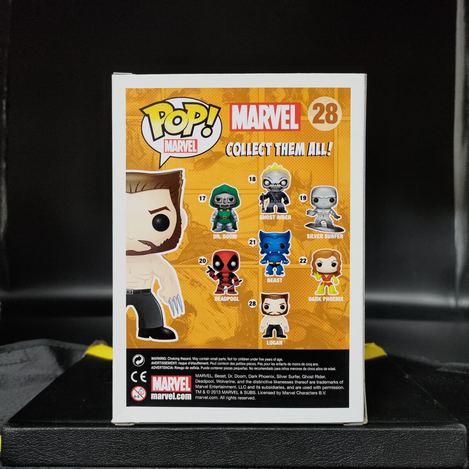 FUNKO POP! Vinyl Bobble-Head RARE Marvel #28 Logan