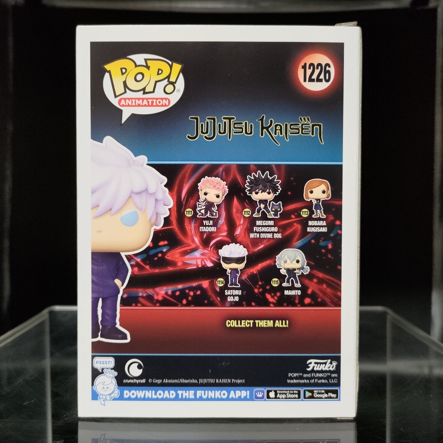 FUNKO POP! Vinyl Animation RARE Jujutsu Kaisen #1226 Satoru Gojo (Domain Expansion: Infinite Void) [Wondrous Convention] [VAULTED]