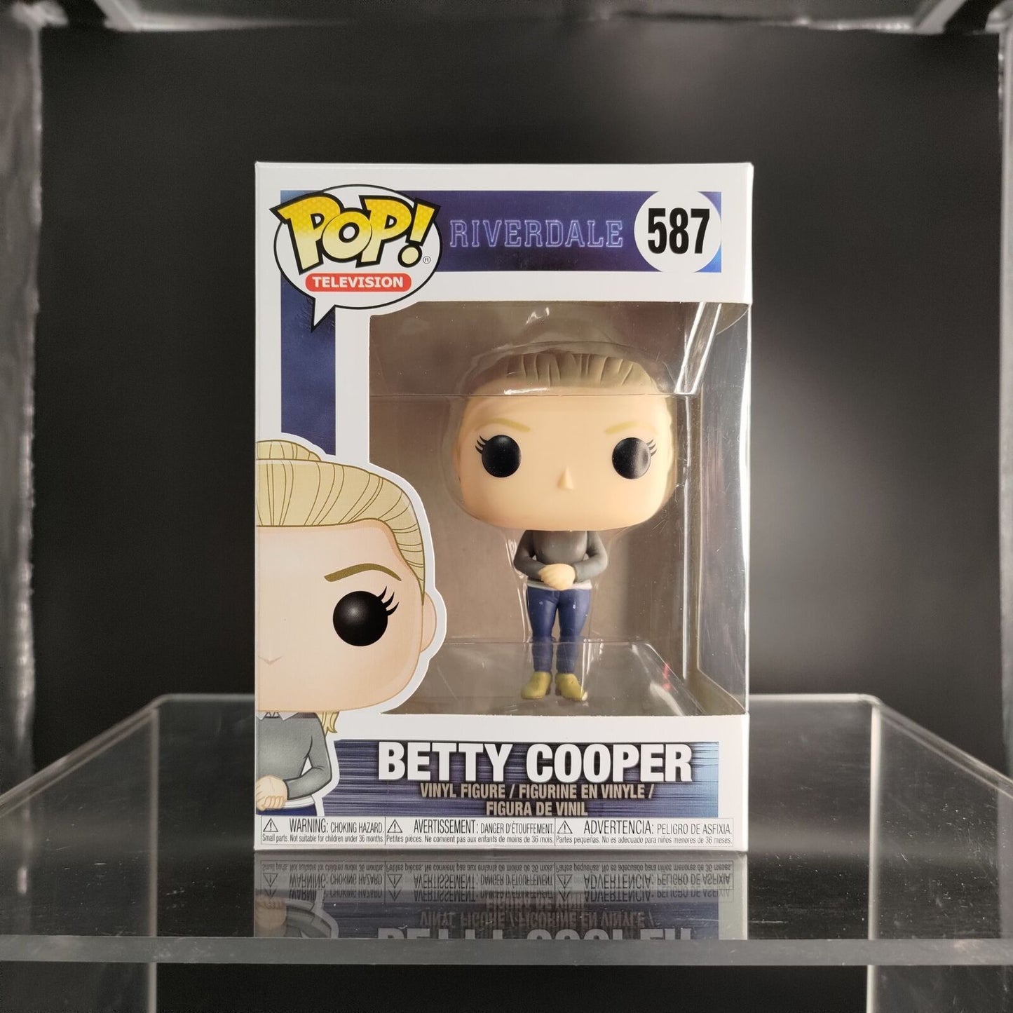 FUNKO POP! Vinyl Television RARE Riverdale #587 Betty Cooper [Hot Topic (Stickerless)] [VAULTED]