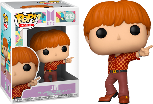 FUNKO POP! Vinyl Rocks RARE BTS #219 Jin (Dynamite) [VAULTED]