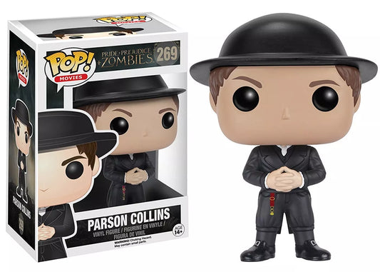 FUNKO POP! Vinyl Movies RARE Pride + Prejudice + Zombies #269 Parson Collins [VAULTED]