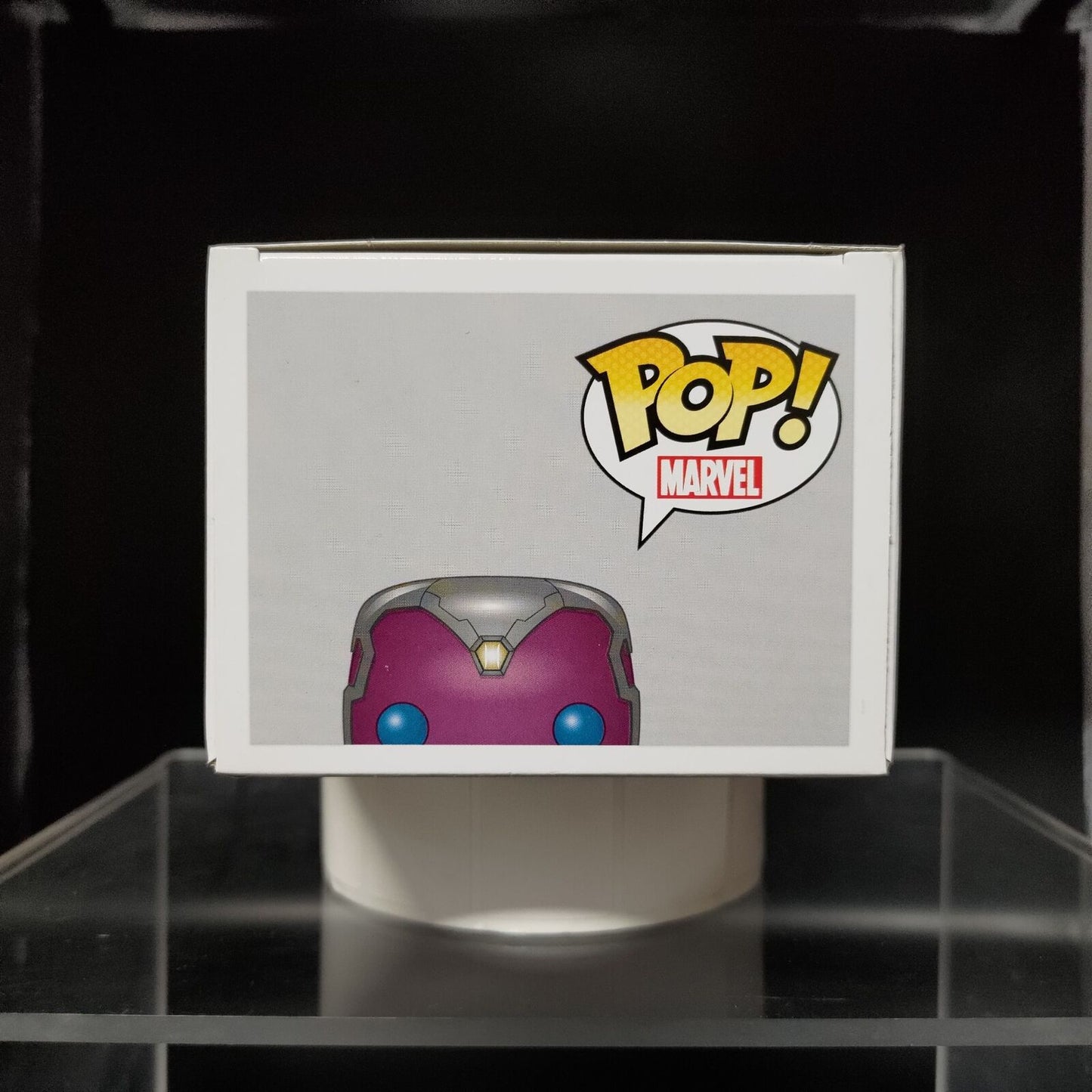 FUNKO POP! Vinyl Bobble-Head Marvel RARE Avengers Age of Ultron #71 Vision (Metallic) [FYE (Stickerless)] [VAULTED]