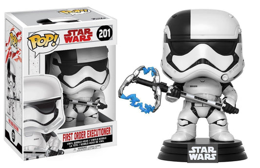 FUNKO POP! Vinyl Bobble-Head Star Wars RARE #201 First Order Executioner [VAULTED]