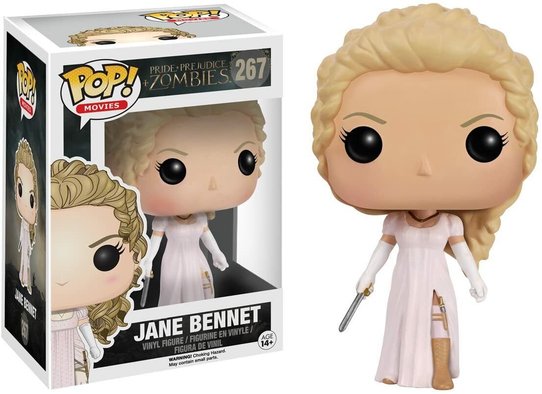 FUNKO POP! Vinyl Movies RARE Pride + Prejudice + Zombies #267 Jane Bennet [VAULTED]