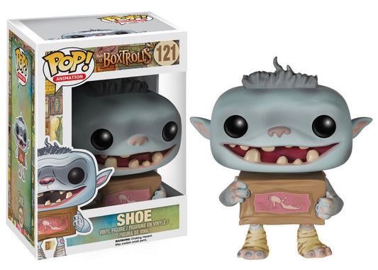 FUNKO POP! Vinyl Animation RARE The Boxtrolls #121 Shoe [VAULTED]