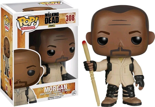 FUNKO POP! Vinyl Television RARE The Walking Dead #308 Morgan [VAULTED]