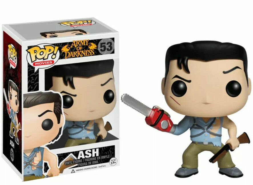 FUNKO POP! Vinyl Movies RARE Army of Darkness #53 Ash (Army of Darkness) [VAULTED]