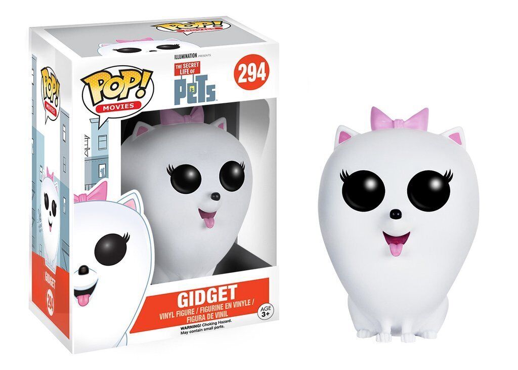 FUNKO POP! Vinyl Movies RARE The Secret Life Of Pets #294 Gidget [VAULTED]