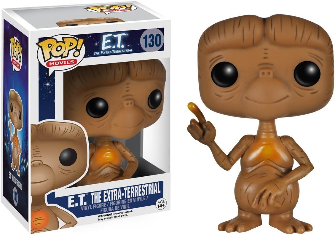 FUNKO POP! Vinyl Movies RARE #130 E.T. The Extra-Terrestrial [VAULTED]