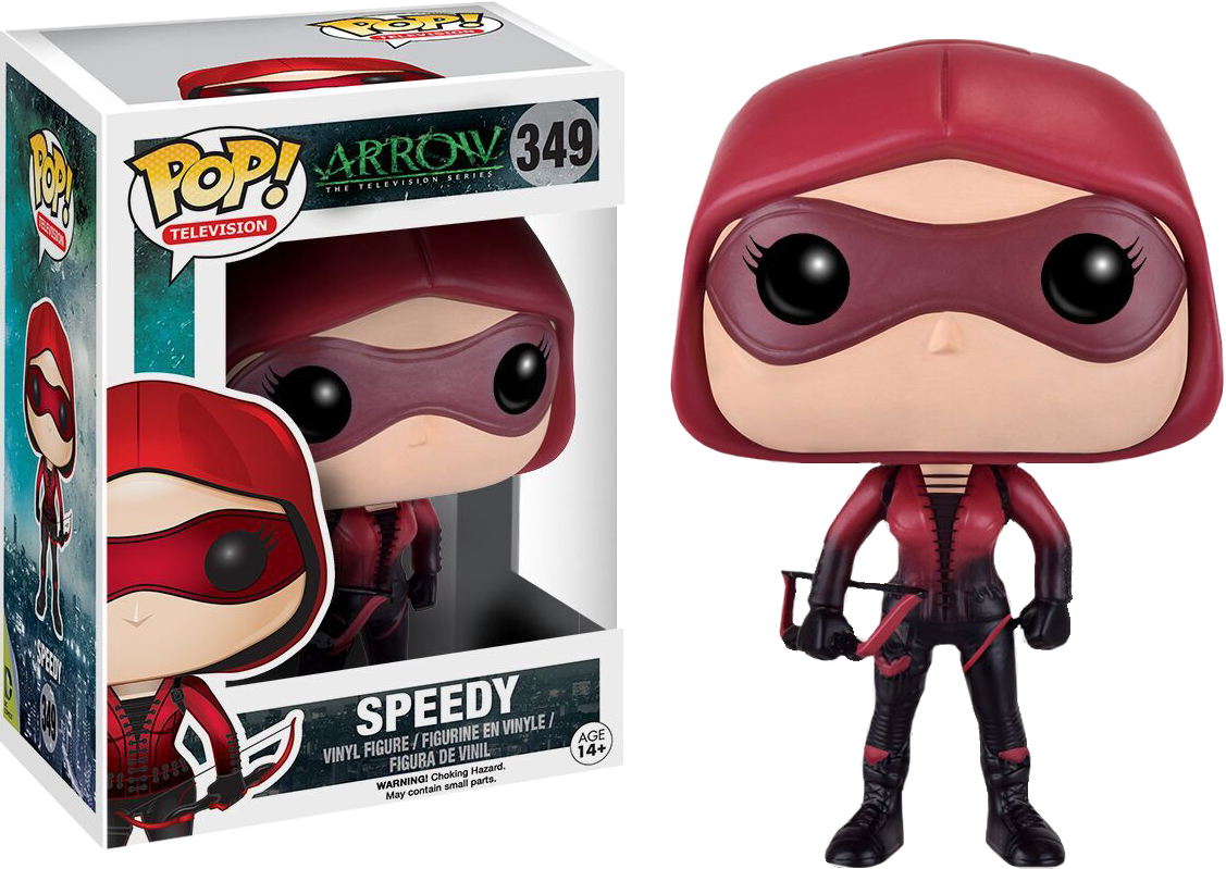 FUNKO POP! Vinyl Television RARE Arrow The Television Series #349 Speedy (Arrowverse) [VAULTED]