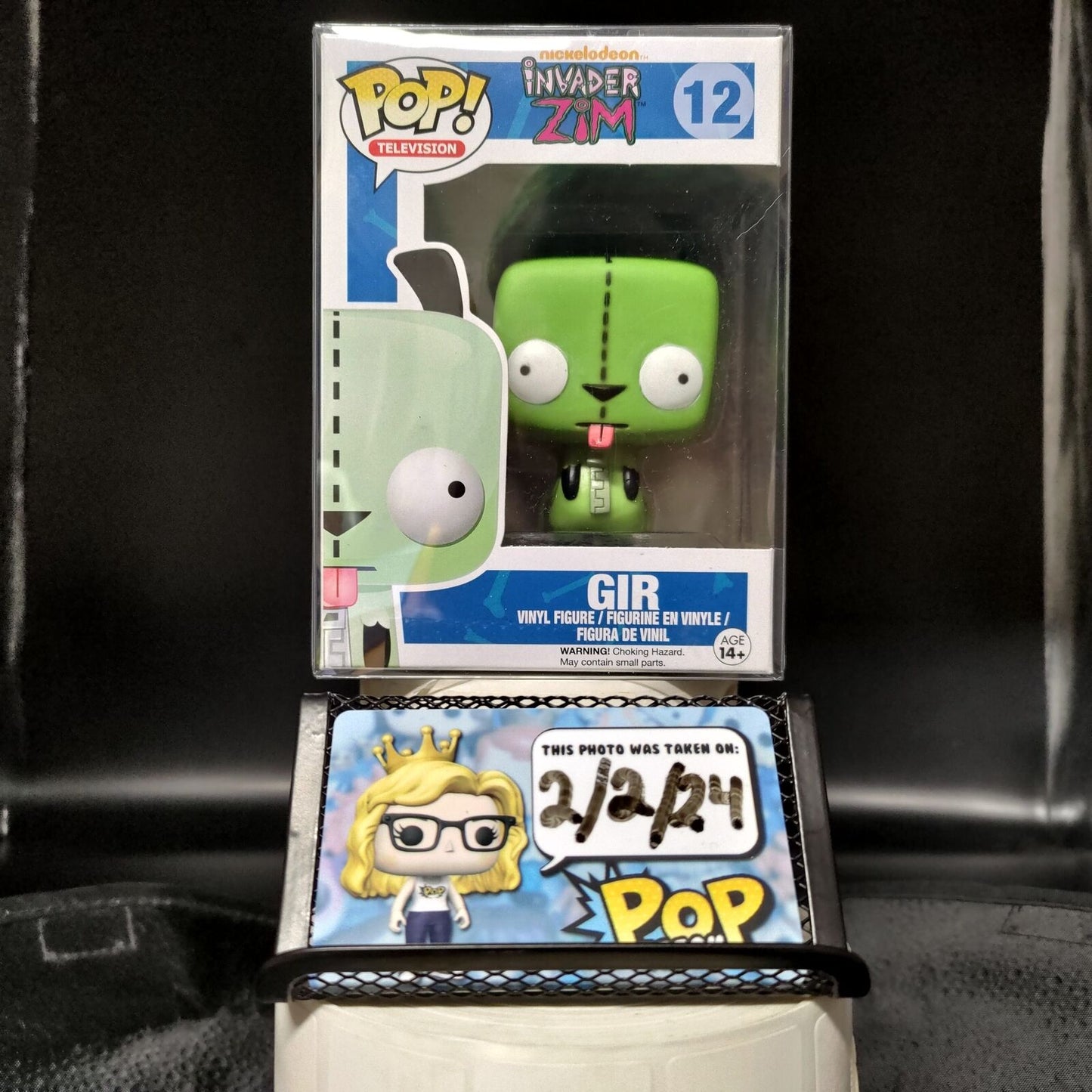 FUNKO POP! Vinyl Television RARE Invader Zim #12 Gir [Hot Topic (Stickerless)] [VAULTED]