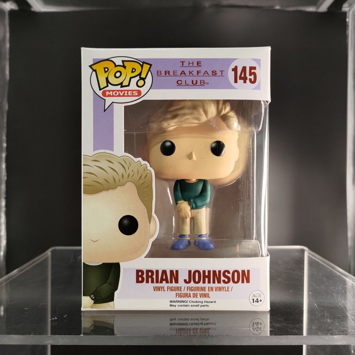 FUNKO POP! Vinyl Movies RARE The Breakfast Club #145 Brian Johnson [VAULTED]