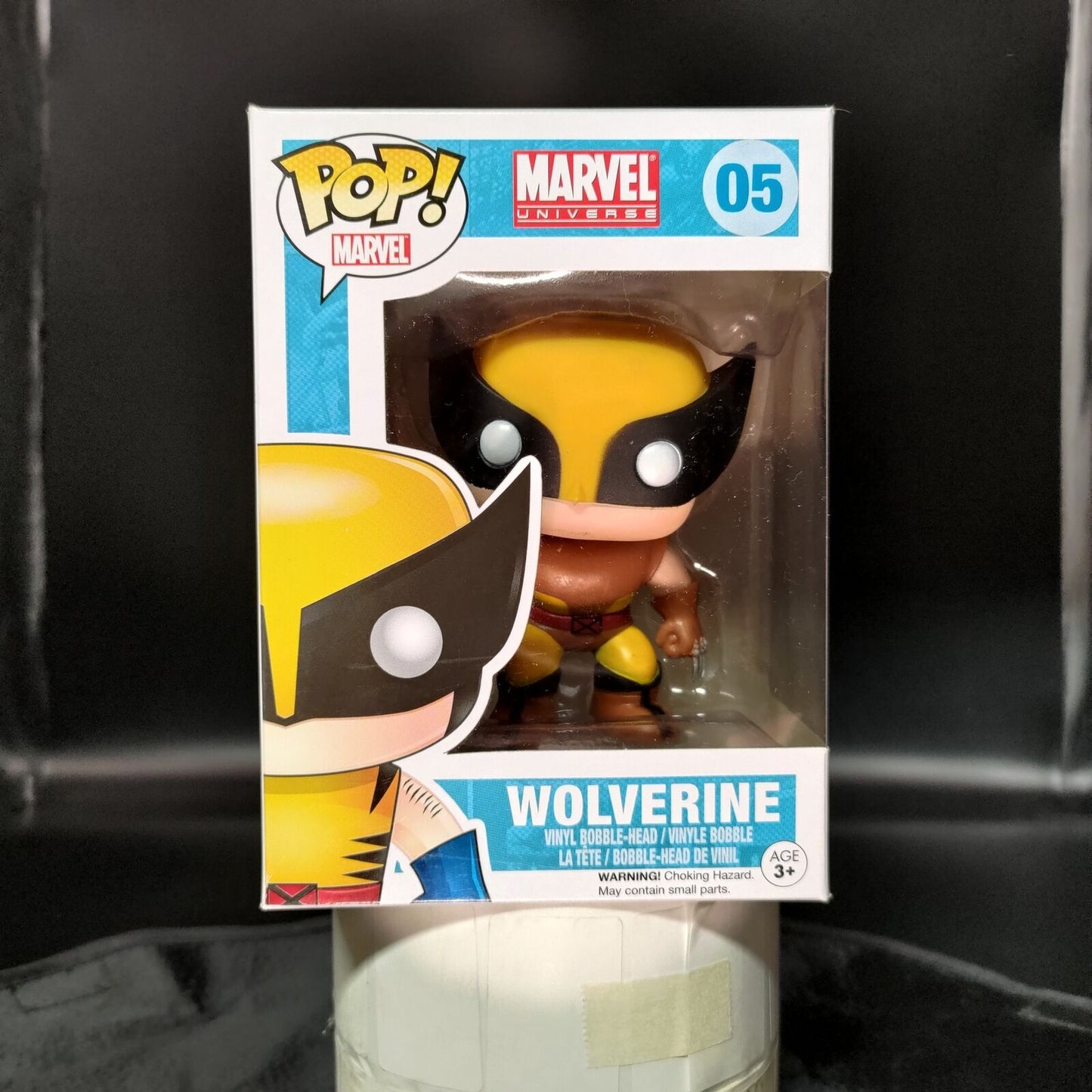 FUNKO POP! Marvel RARE Vinyl Bobble-Head X-Men #05 Wolverine (Brown) [Zapp Comics (Stickerless)] [VAULTED]