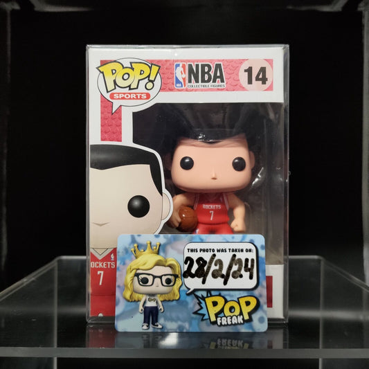 FUNKO POP! Vinyl Sports RARE NBA #14 Jeremy Lin Houston Rockets [VAULTED]