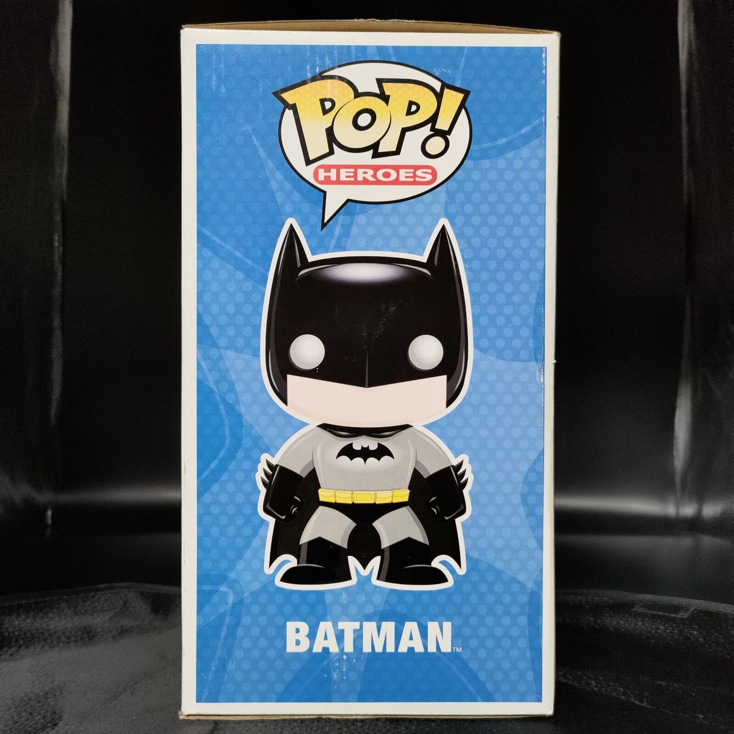 FUNKO POP! Vinyl Heroes RARE DC Universe Batman (Blue) (9in Giant) [Chase] [VAULTED]