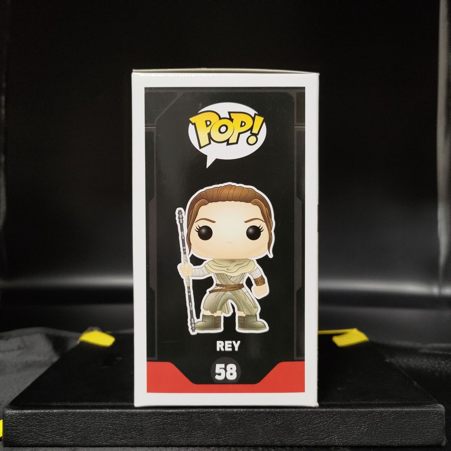 FUNKO POP! Vinyl Bobble-Head RARE Star Wars #58 Rey [VAULTED]