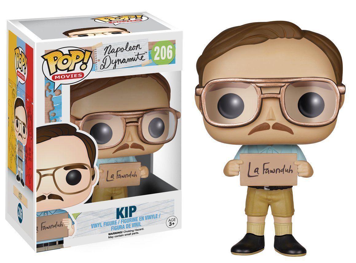 FUNKO POP! Vinyl Movies RARE Napoleon Dynamite #206 Kip [VAULTED]