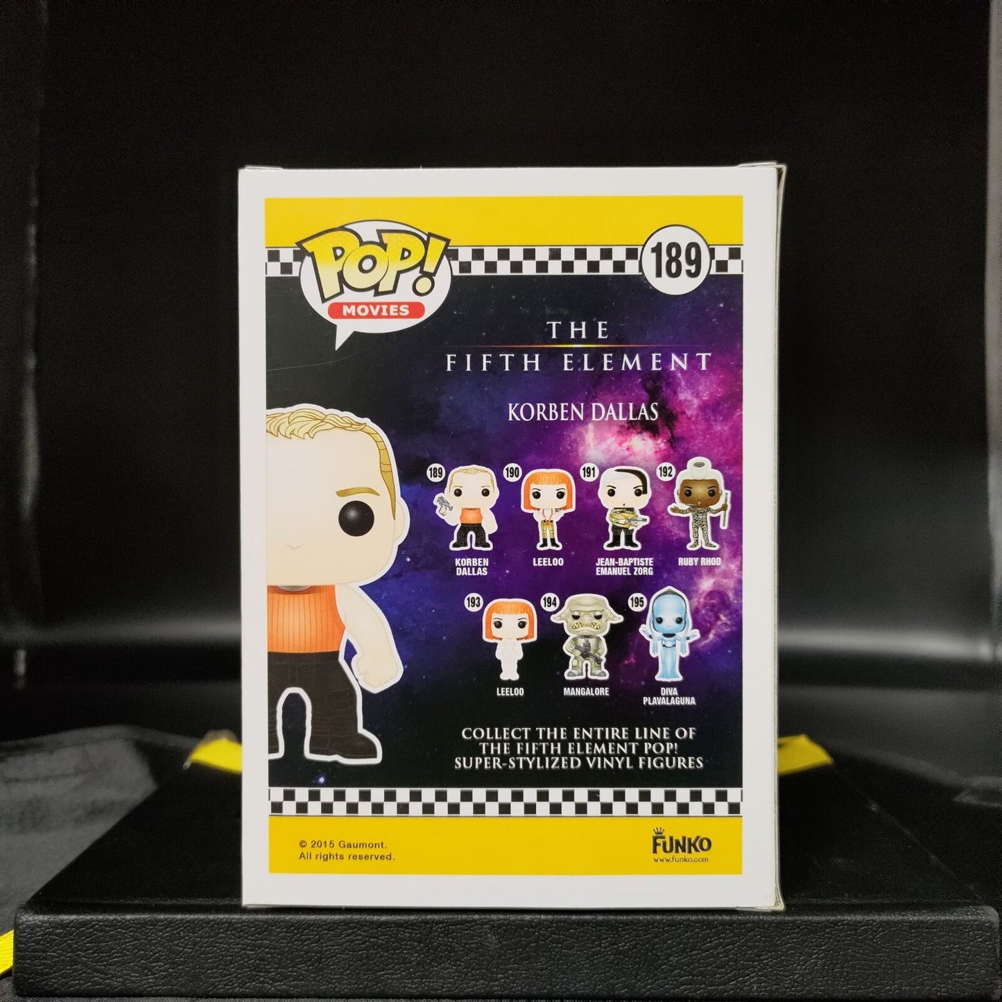 FUNKO POP! Vinyl Movies RARE The Fifth Element #189 Korben Dallas [VAULTED]