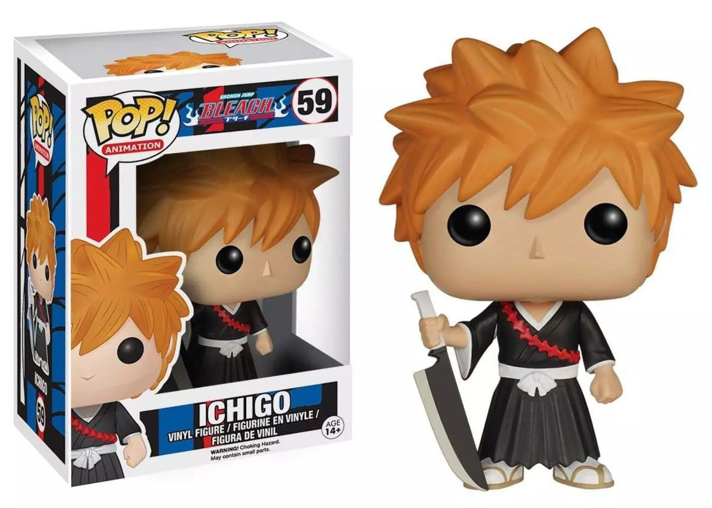 FUNKO POP! Vinyl Animation RARE Bleach #59 Ichigo [VAULTED]