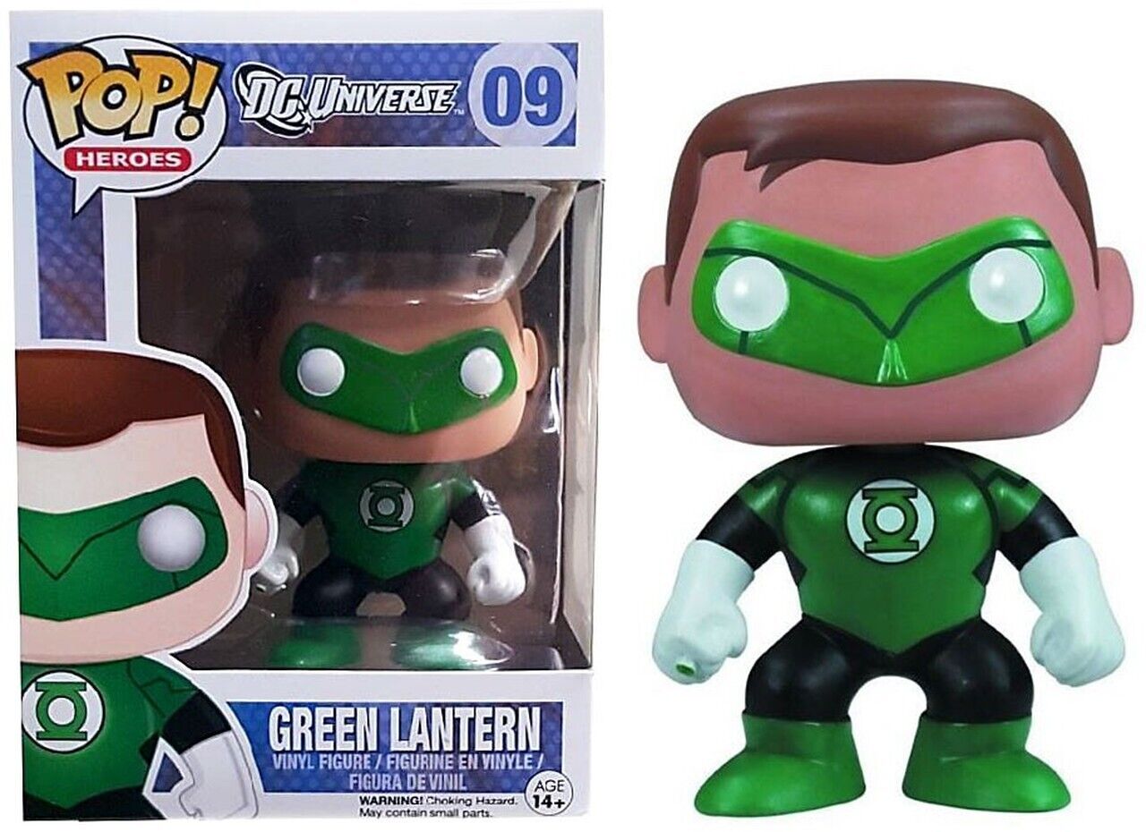 FUNKO POP! Vinyl Heroes RARE DC Universe #09 Green Lantern (New 52) [Previews (Stickerless)] [VAULTED]