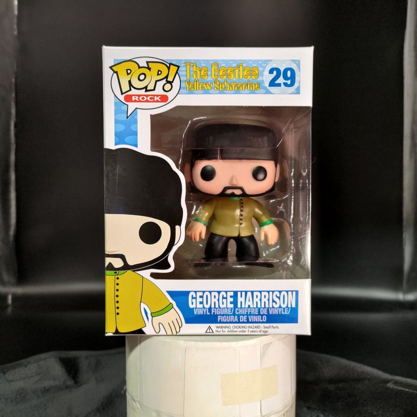 FUNKO POP! Vinyl Rocks RARE The Beatles 29 George Harrison Yellow Submarine [VAULTED]