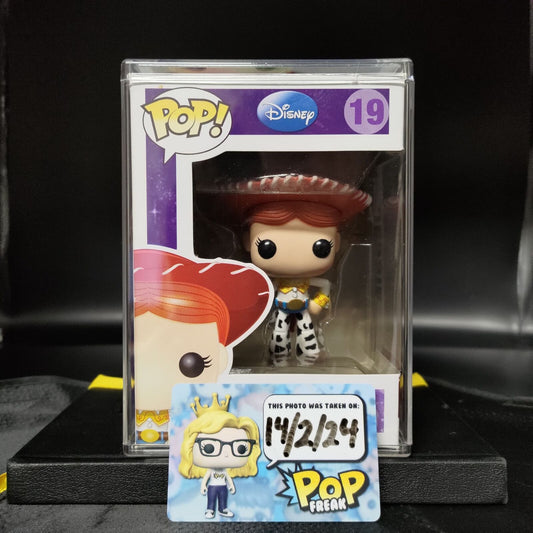 FUNKO POP! Vinyl Bobble-Head RARE Toy Story 19 Jessie (Static Head) ("Disney" Logo) [Error Box] [VAULTED]