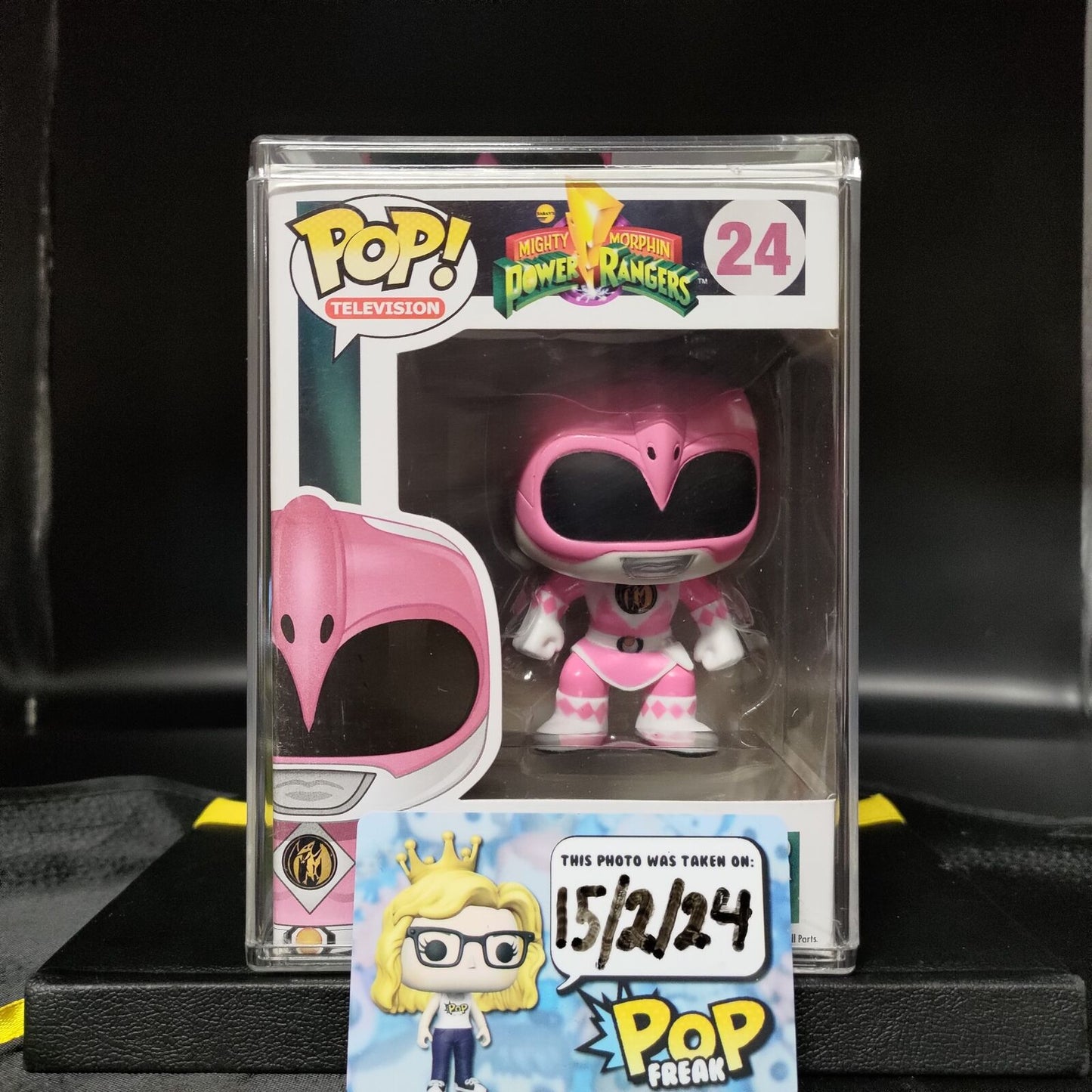 FUNKO POP! Vinyl Television RARE Mighty Morphin Power Rangers #24 Pink Ranger [VAULTED]