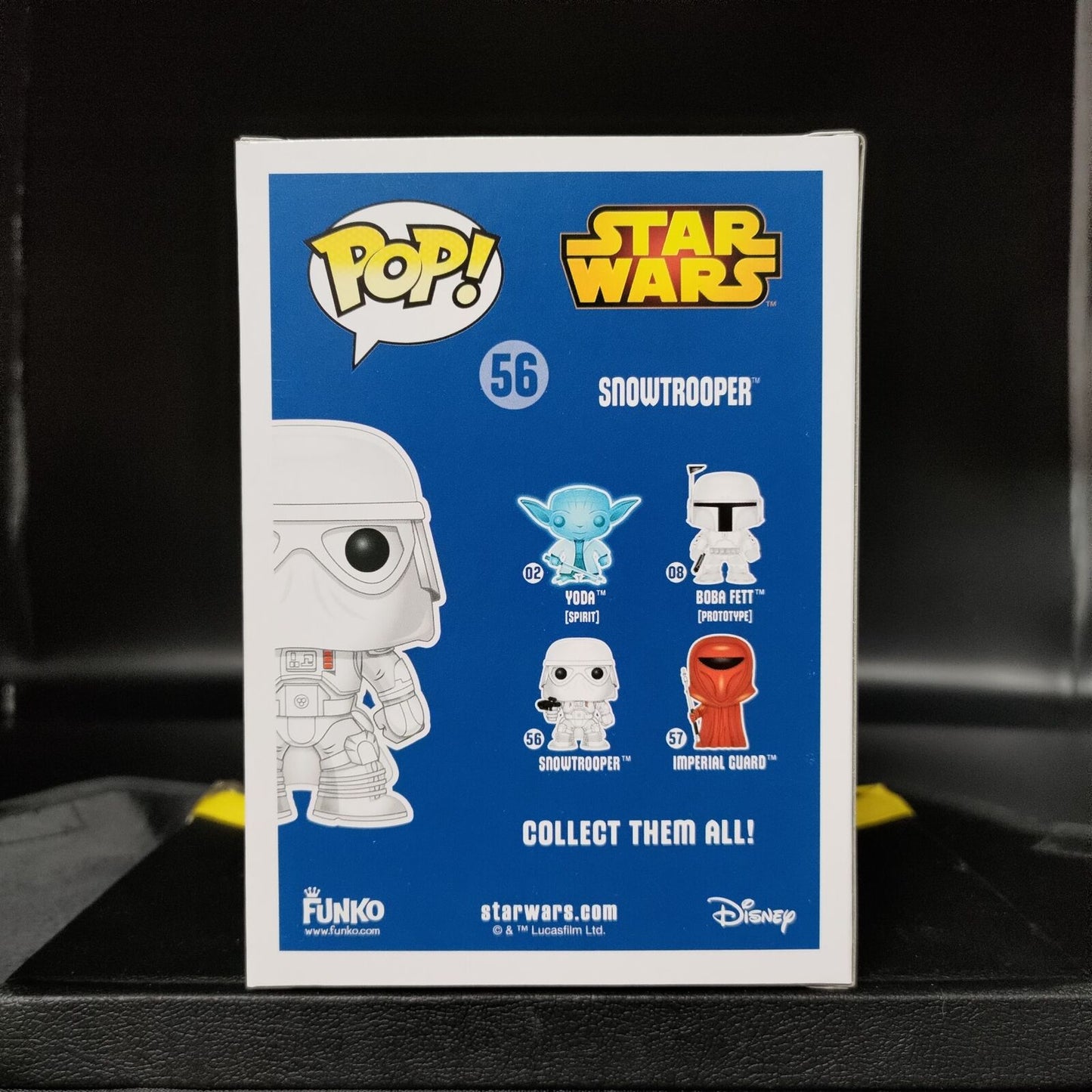 FUNKO POP! Bobble RARE Star Wars 56 Snowtrooper [Exclusive] [Stickerless] [VAULTED]