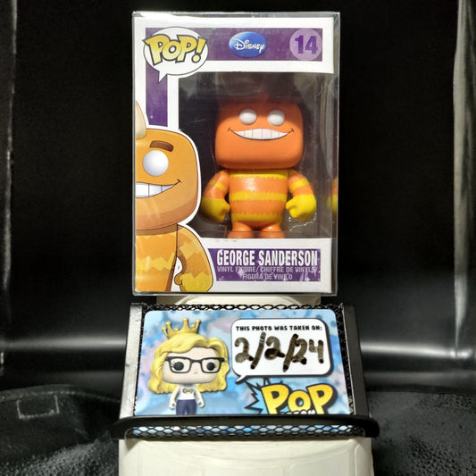 FUNKO POP! Vinyl RARE Monsters Inc 14 George Sanderson (Disney Logo) [VAULTED]