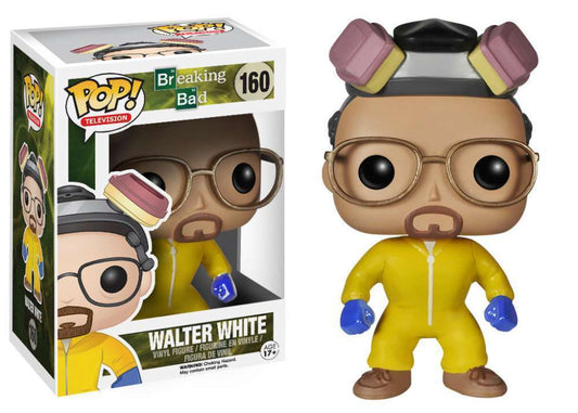 FUNKO POP! Vinyl Television RARE Breaking Bad #160 Walter White (Haz Mat Suit) [VAULTED]