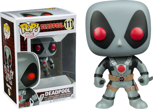 FUNKO POP! Vinyl Marvel RARE Deadpool #111 Deadpool (Two Swords) (X-Force) [GameStop (Stickerless)] [VAULTED]