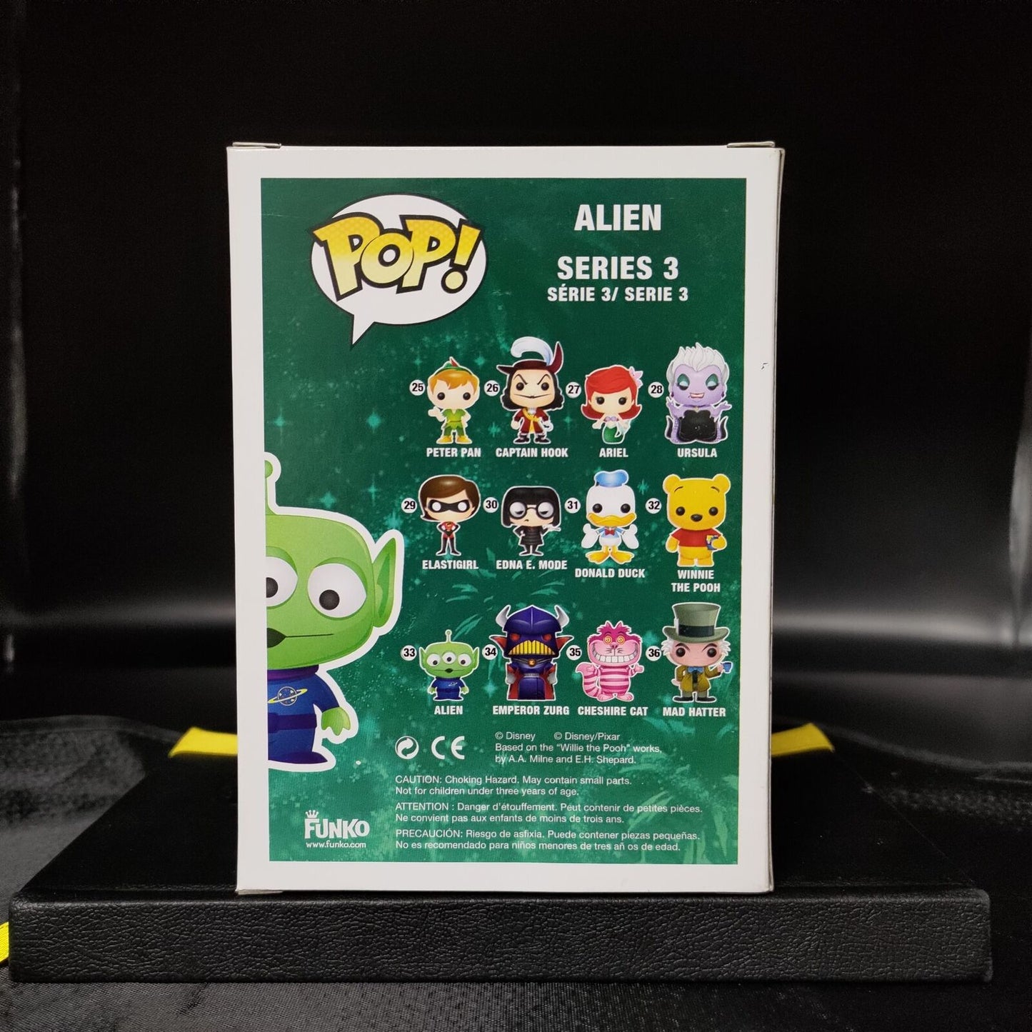 FUNKO POP! Vinyl RARE Toy Story #33 Alien (Toy Story) ("Disney" Logo - Non-Bobblehead) [VAULTED]